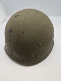 Original amerikansk M/1 hjelm, ww2