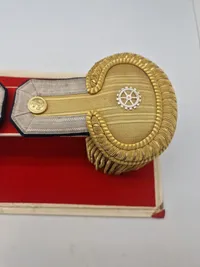 Originale Krigsmarine Epaulets for Korvetten Kapitän (ing) Stativ medfølger ikke