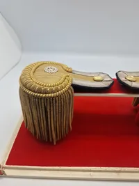 Originale Krigsmarine Epaulets for Korvetten Kapitän (ing) Stativ medfølger ikke