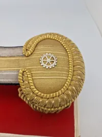 Originale Krigsmarine Epaulets for Korvetten Kapitän (ing) Stativ medfølger ikke