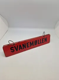 Samling originale sporvognsskilte, Københavns området