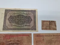 Lot originale pengesedler