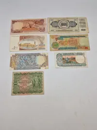 Lot originale pengesedler