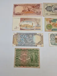 Lot originale pengesedler