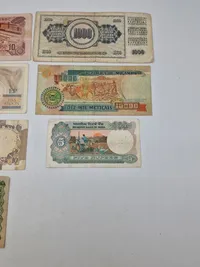 Lot originale pengesedler
