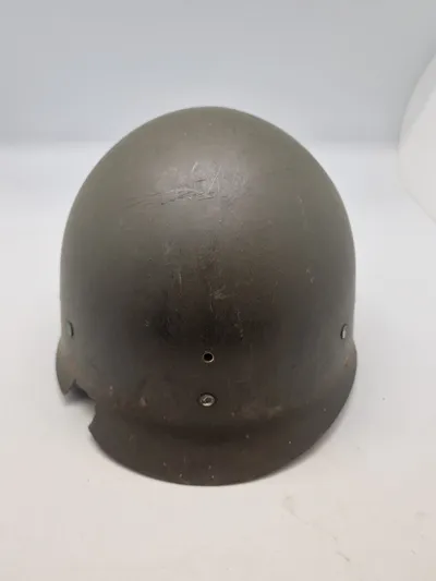 Original amerikansk M/1 inderhjelm fra ww2, med samtidig reparation