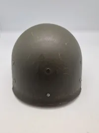 Original amerikansk M/1 inderhjelm fra ww2, med samtidig reparation