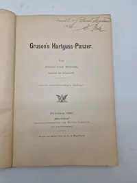 Gruson’s Hartguss-Panzer (1887)