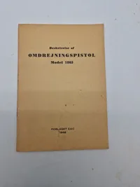 Beskrivelse af omdrejningspistol model 1865