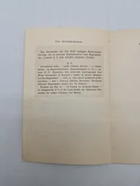 Love for motorordonanskorpset 1929