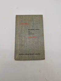 Weapon data book