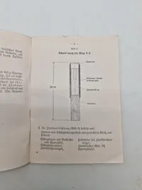 Original tysk tjenestebog, ww2 genbrugt i dk efter krigen