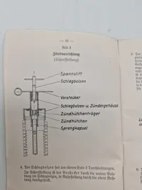 Original tysk tjenestebog, ww2 genbrugt i dk efter krigen