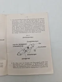 Original tysk tjenestebog, ww2 genbrugt i dk efter krigen