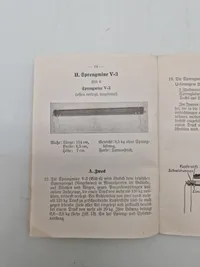Original tysk tjenestebog, ww2 genbrugt i dk efter krigen