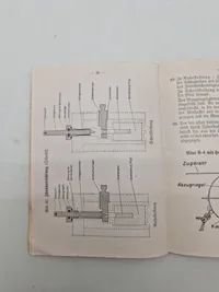 Original tysk tjenestebog, ww2 genbrugt i dk efter krigen