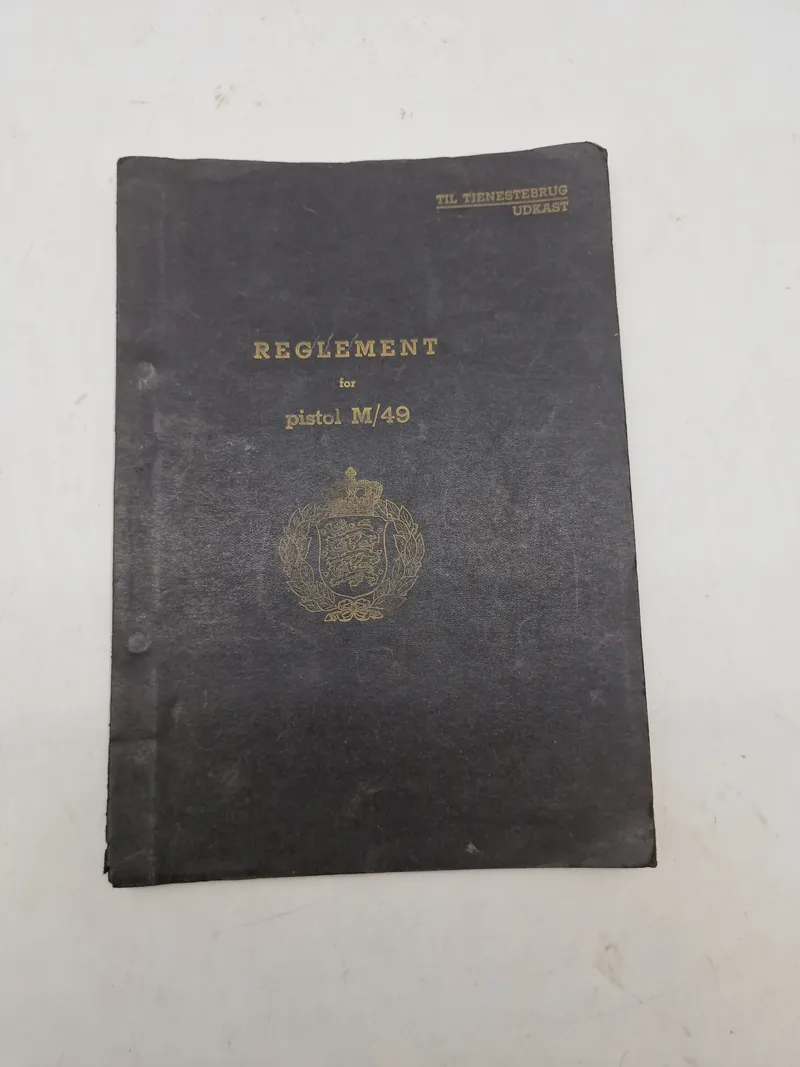 Reglement for pistol model 1949