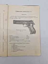 Reglement for pistol model 1949