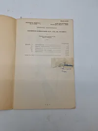 Sjælden manuel for Thompson maskinpistol, 1942