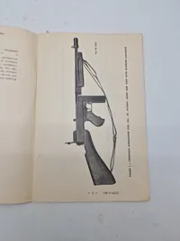 Sjælden manuel for Thompson maskinpistol, 1942