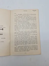 Sjælden manuel for Thompson maskinpistol, 1942