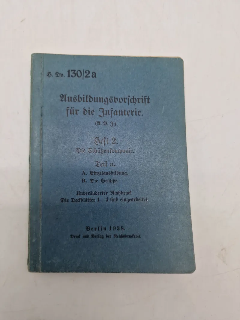 Originalt tysk tjenestehæfte, ww2