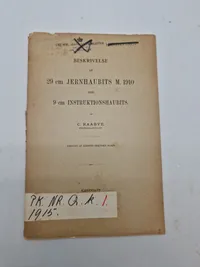 Beskrivelse af jernhaubits model 1910