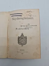 Skydereglement for fodfolket 1895