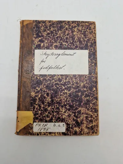 Skydereglement for fodfolket 1895