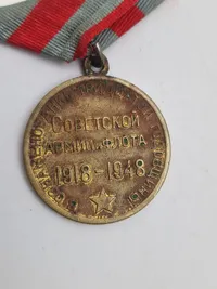Original Russisk medalje - USSR 30 år Soviet Army / Navi 1948