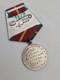 Original Russisk medalje - Soviet Service 20 years