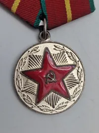 Original Russisk medalje - Soviet Service 20 years