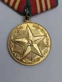 Original Russisk medalje - Soviet Service 10 years