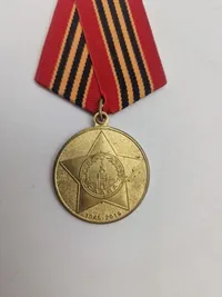 Original Russisk medajle - 65 years of victory in the great Patriotic war 1945 - 2019