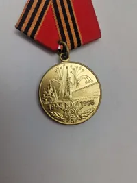 Original Russisk medalje - USSR Soviet Russia 50 years of victory