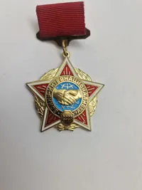 Original Russiak medalje - USSR internationalist worrior badeg