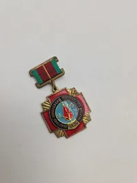 Original Russisk medalje - Original Soviet Russian CHERNOBYL LIQUIDATOR USSR Medal Metal Badge