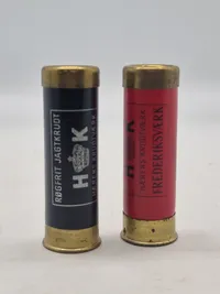 Salt & pepper sæt lavet som jagtpatroner som reklame for HK