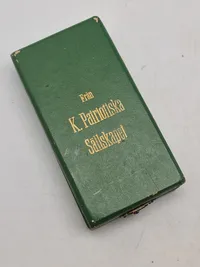 Original medalje, sølv, Gustav V, "Til langvarig tro tjeneste"
