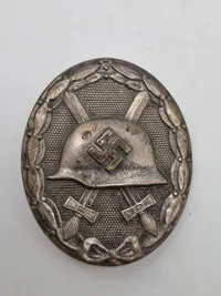 Originalt Verwundetenabzeichen in Silber - Bundmetall/Tombak