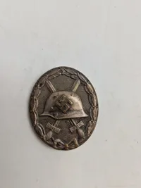 Originalt Verwundetenabzeichen in Silber - Bundmetall/Tombak