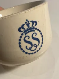 Original Aluminia kaffekop - Statens Sindsygehospitaler