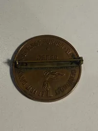 Original mønt, Danmarks Frihedskamp 1945 - lavet som nål