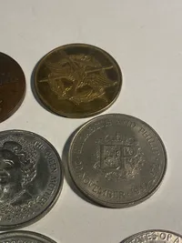 Samling jubilæumsmønter mm.