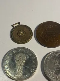 Samling jubilæumsmønter mm.