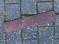Original tidlig tysk militær nummerplade - VolksArmee