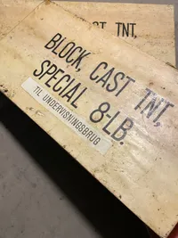 Originale TNT sprænglegmer til undervisningsbrug - indeholder ikke sprængstof