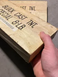 Originale TNT sprænglegmer til undervisningsbrug - indeholder ikke sprængstof