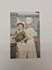 Samling antikke postkort