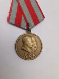 Original Russisk medalje - USSR 30 år Soviet Army / Navi 1948